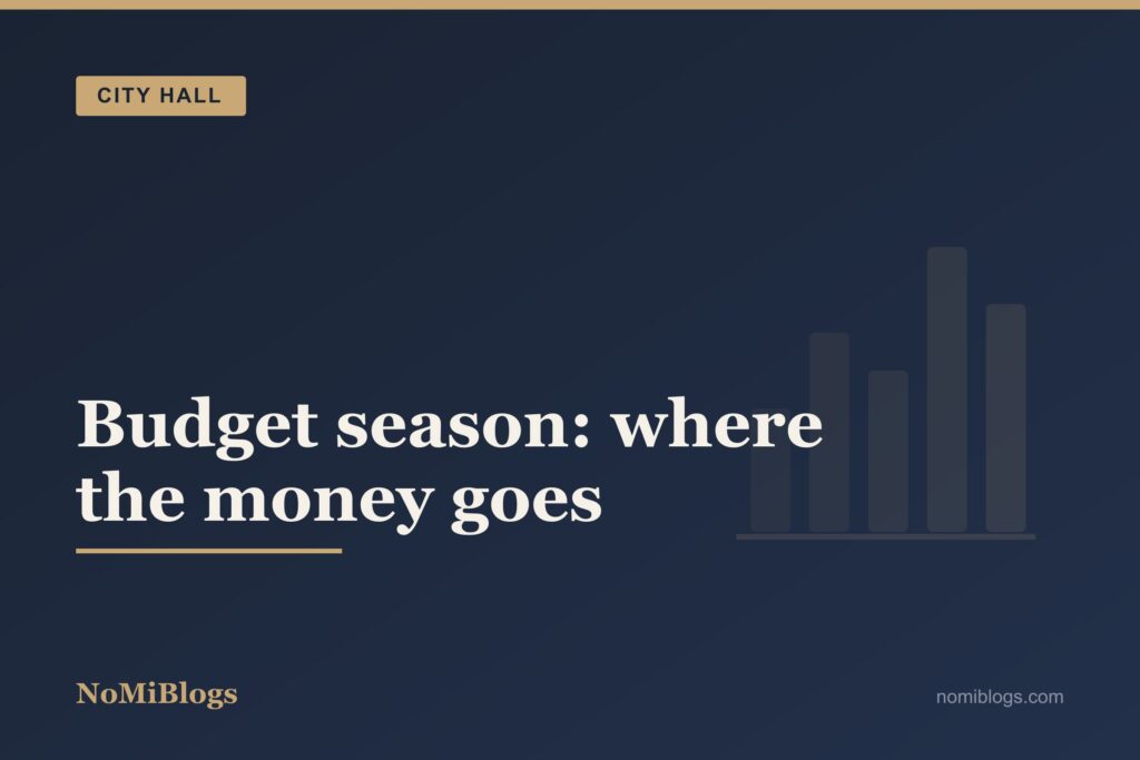 City Hall โ budget season, where the money goes